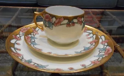 Vintage Rosenthal / Haviland Art Deco Plate & Cup & Saucer TRIO With Gold Trim • $29.99