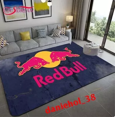 Red Bull Racing 3D Anti-Slip Floor Rugs Bedroom Decors Mat Carpets Doormat Gift • $14.99