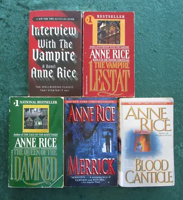 Lot 5 Pb The Vampire Chronicles: Interview With The Vampire; The Vampire Lestat+ • $14.99