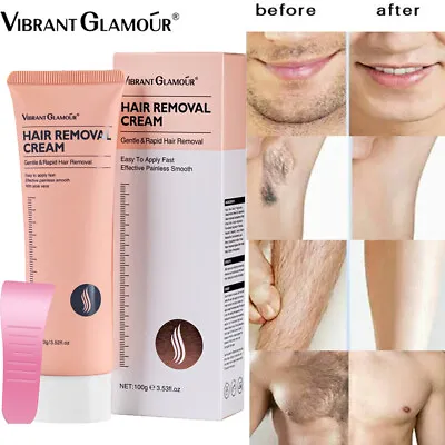 $10.85 • Buy Hair Removal Cream Natural Painless Permanent Stop Hair Growth For Men & Women