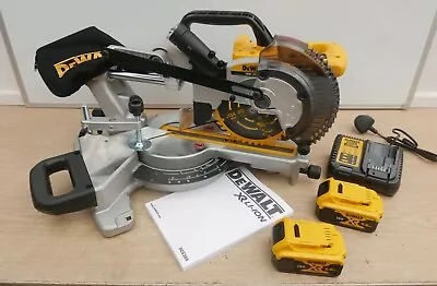 £489.89 • Buy DeWalt DCS365P2 18V XR 184MM XPS Crosscut Mitre Saw 5 AH 