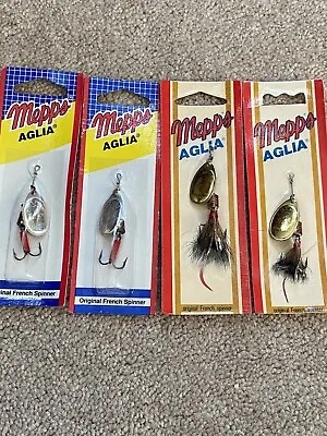 Mepps Aglia Number 2.  2gold Feathered And 2number 2 Silver. In Original Packag • $9