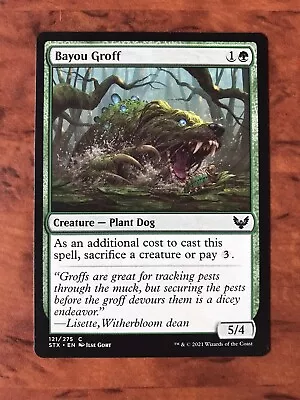 Bayou Groff MTG Magic The Gathering Card NM Near Mint Strixhaven STX • $3