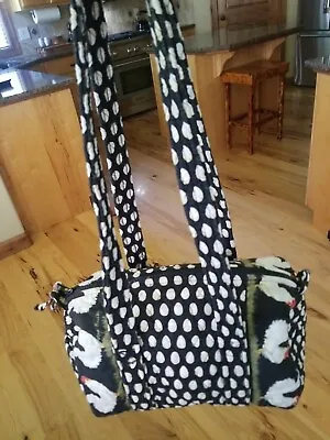 Vera Bradley Chanticleer Vintage Chicken & Eggs Barrel Bag Retired 1998 • $30