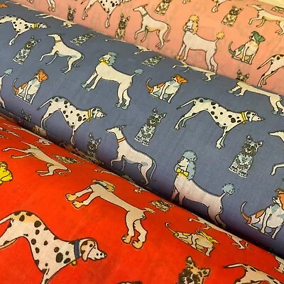 £1.50 • Buy Dalmatian Dog Animals Poly Cotton Printed 110cm Wide Fabric M1705