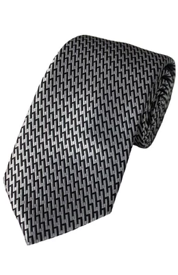 £10 • Buy Silver Monochrome Mason Tie Funeral Wedding Formal For Suits Black Tie Masonic