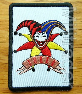 Joker Jester Playing Card Poker Gambling Casino Patch (Iron-on) • $4.95