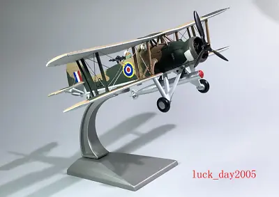 WLTK WWII UK Royal Navy Swordfish Torpedo Bomber 1/72 Diecast Model • $29.99