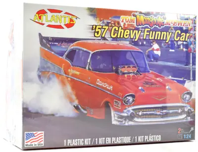 Atlantis Tom  Mongoose  McEwen 1957 Chevy Funny Car 1:24 Model Car Kit H7172 • $22.99