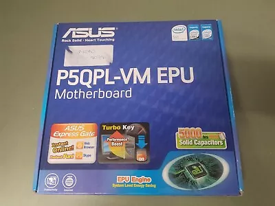 Asus P5QPL-VM EPU LGA 775 Intel Motherboard • £39.99