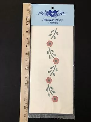 Flowers On Vine American Home Stencils Paint Plastic Sponge Wall 3  Layers • $11.99