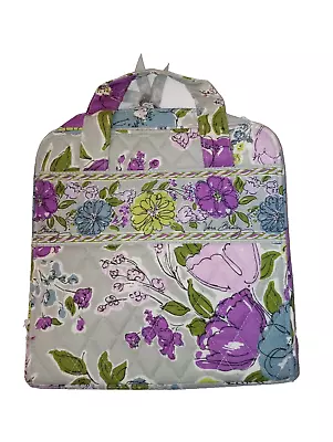 Vera Bradley Watercolor Floral Gray Travel Organizer Tech Case • $12