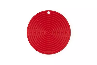 Le Creuset Silicone Pot Holder 20cm Mittens Trivet CherryRed Heat Cold Resistant • £63.76