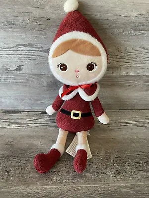 MeToo Plush Doll Christmas Elf Stuffed Girl Me Too Toy 2019 Retired HTF • $19