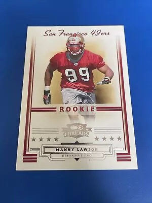 Manny Lawson 2006 Donruss Threads RC /250 #197 San Francisco 49ers • $2.99