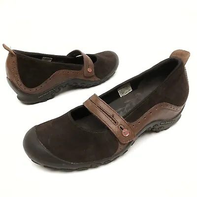 Merrell  9.5  Brown  Suede Mary Janes • $19.99