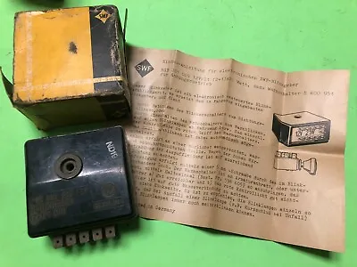 VW Type 2 Bus 1968-71 SWF Hazard Flasher Relay Blinkrelais Part # 211953231D NOS • $60