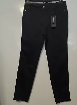 Olsen Mona Navy Slim Fit Power Stretch Jeans Size UK 16 Bnwt • £69