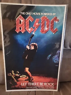 $20 • Buy AC/DC Let There Be Rock 1982 Concert Movie Poster 