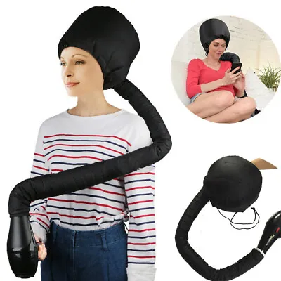 Hair Drying Salon Cap Blow Dryer Bonnet Hood Hat Attachment Hairdressing HOT! • £6.09