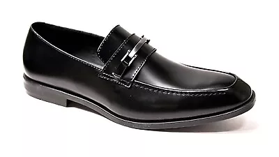 Brand New Marc Anthony Mens Shoes US 9.5 M MACORTEZ BLACK $90 LEATHER LOAFERS • $30