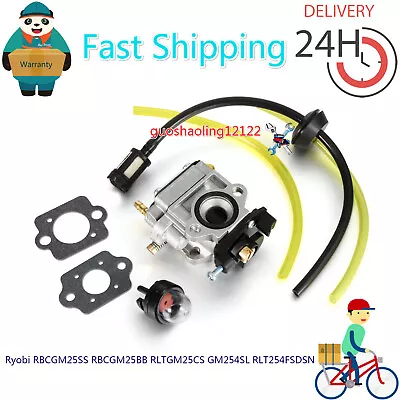 New Carby Carburetor For Ryobi RBCGM25SS RBCGM25BB RLTGM25CS GM254SL RLT254FSDSN • $318