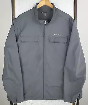 EDDIE BAUER Size XL Mens M-65 Cotton/Nylon Field Jacket Army OD Green Full Zip • $74