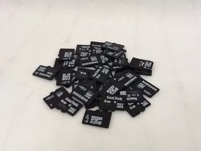 Lot Of 100 Mixed 8GB MICRO SD SDHC Memory Cards Sandisk Kingston Toshiba 8 GB • $185