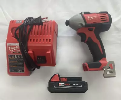 MILWAUKEE 2650-20 - M18 CORDLESS IMPACT DRIVER W/ Battery & Charger • $30