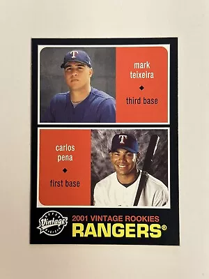 2002 Upper Deck Vintage - #69 Carlos Pena Mark Teixeira • $4.40