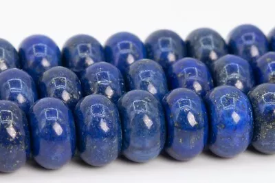 Lapis Lazuli Beads Grade A Rondelle Loose Beads 6x4MM 8x5MM 10x6MM 12x6MM • $6.45