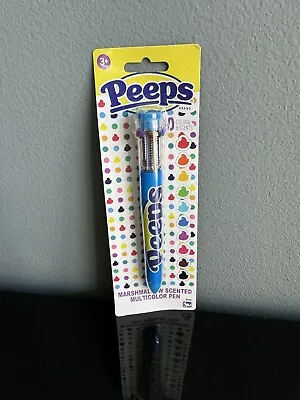 Peeps Pen - Marshmallow Scented Multicolor Pen 10 Colors & Scents Blue NEW • $3.85