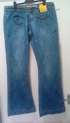 Denim Co 70s Flare Trousers Size 16  Denim Style • £19.99