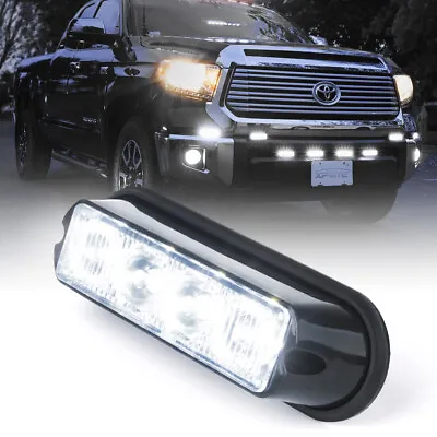 $9.99 • Buy Xprite LED Grille Side Marker Flash Strobe Lights Deck For 16-22 Toyota Tacoma