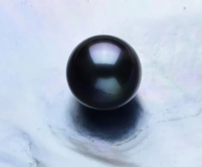 $116 • Buy Huge 12mm Natural South Sea Genuine Black Loose Pearl Undrilled 1088AAA