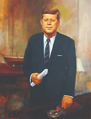 $11.44 • Buy President Jfk John F Kennedy White House Portrait 8.5 X11 Photo Picture Poster