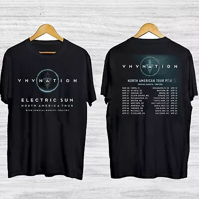 New VNV Nation Tour 2024 Shirt Short Sleeve Men S-235XL T-Shirt 6D161 FREESHIP • $18.99