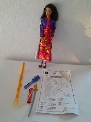 Vintage Mattel Disney Secret Hero Mulan Doll • £23