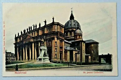 St. James Cathedral Church Montreal Quebec Canada Private Mailing Postcard 9034 • $8