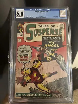 Tales Of Suspense #49 First X-Man (Angel) Cross-Over 01/64 CGC FINE (6.0) • $239