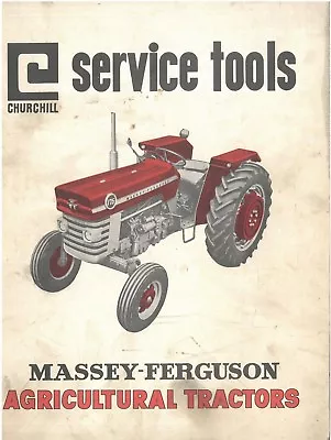 Massey Ferguson Tractor Special Tools Manual  Models 130 - 135 - 165 - 175 - 178 • £16.99