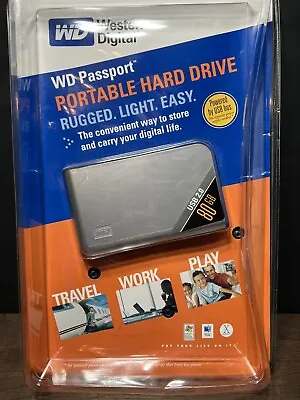 Western Digital Passport 5400RPM USB 2.0 80gb 2.5-inch External Hard Drive • $32.98