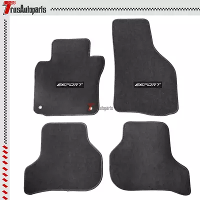 For 10-14 Volkswagen VW MKIV Golf & GTI Black Floor Mat Carpets Nylon W/ Sport • $57.99