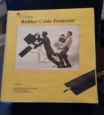 Vulcascot Standard Type 1.5M Black Cable Protector - 1 Channel New Boxed • £19.99