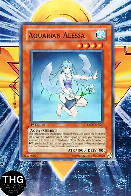Aquarian Alessa TAEV-EN020 1st Edition Super Rare Yugioh Card 2 • £1.49