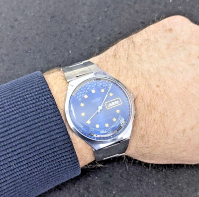 £48.89 • Buy Vintage Watch RAKETA 2628 College Calendar Soviet Mechanical Original Russian