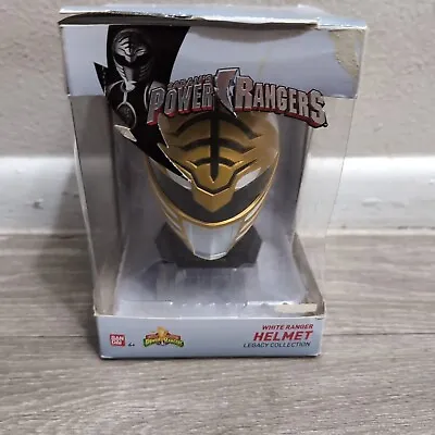 Power Rangers Mighty Morphin White Ranger 4inch Helmet Look@ Pics Box Damage • $46.55