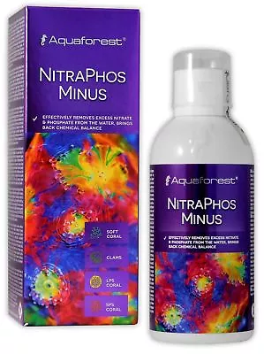 Aquaforest NitraPhos Minus 250ml Nitrate Phosphate Remover Marine Aquarium Tank • £12.99