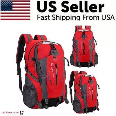 40L Men Women Travel Backpack Rucksack Camping Laptop Hiking School Book Bag USA • $15.89