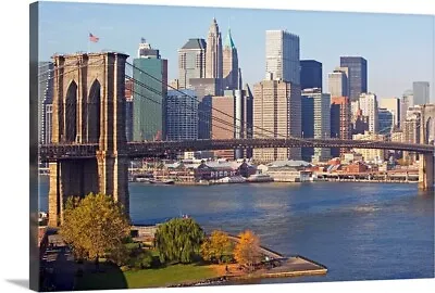 Brooklyn Bridge New York City Canvas Wall Art Print New York City Home Decor • $379.99